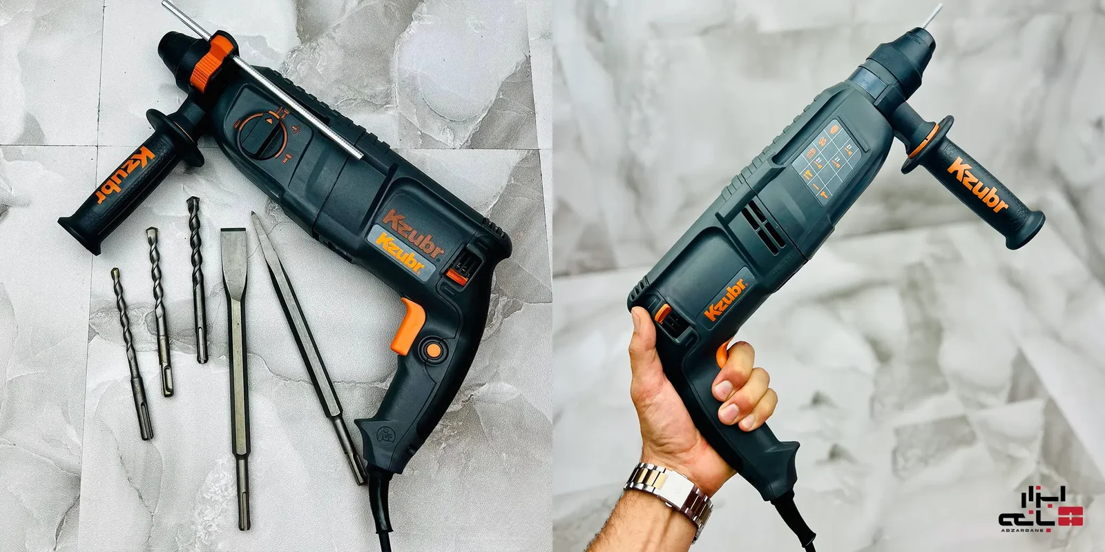 دریل تخریب بتن کن سه کاره زوبر مدل KRH26_800