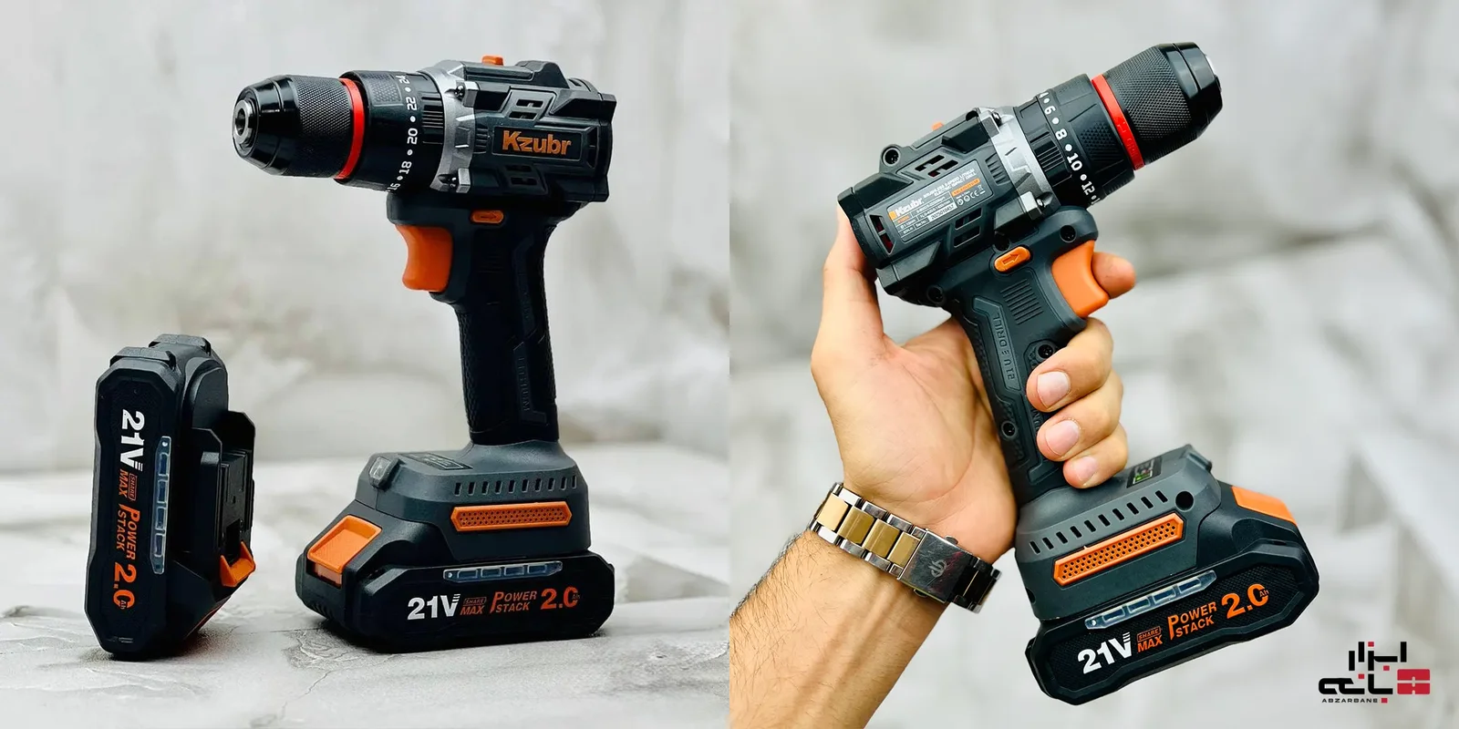 دریل شارژی 21 ولت زوبر مدل K10004
