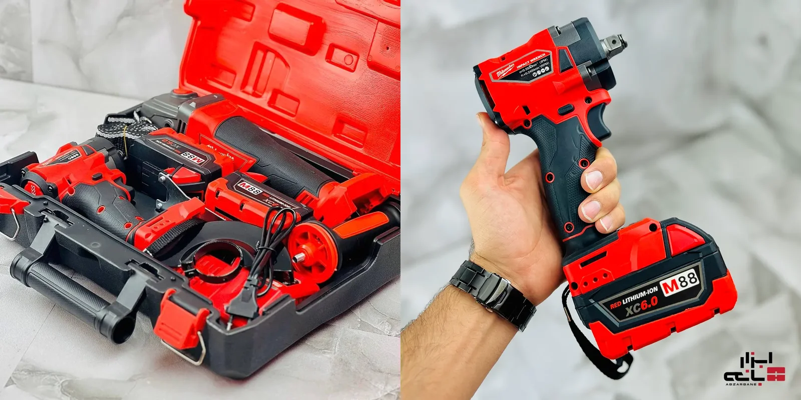 مینی فرز و بکس شارژی میلواکی مدل FSAG125XB