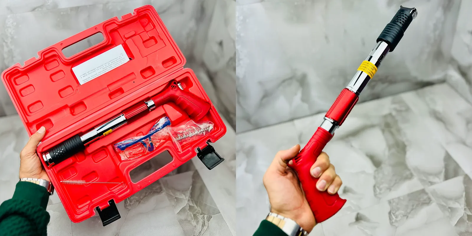 تفنگ میخکوب چاشنی خور