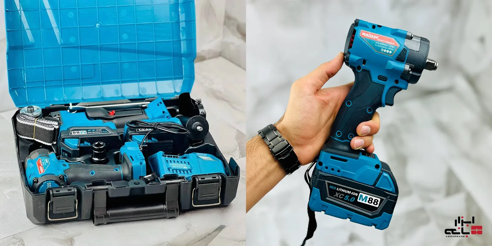 مینی فرز و بکس شارژی طرح ماکیتا مدل FSAG125XB