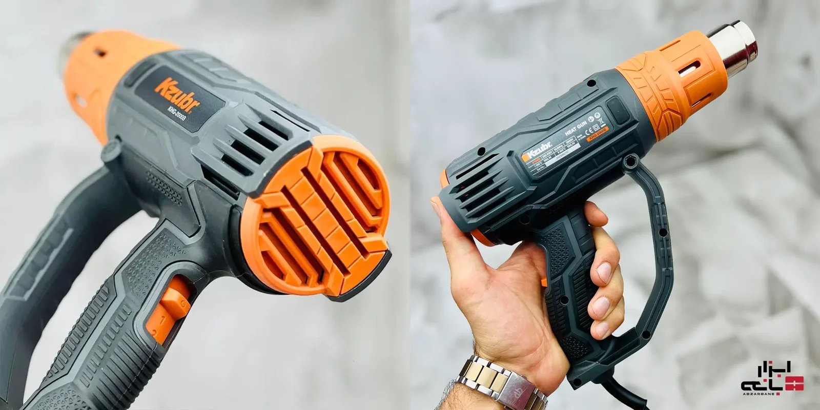 سشوار صنعتی 2000 وات زوبر مدل KHG-2000B