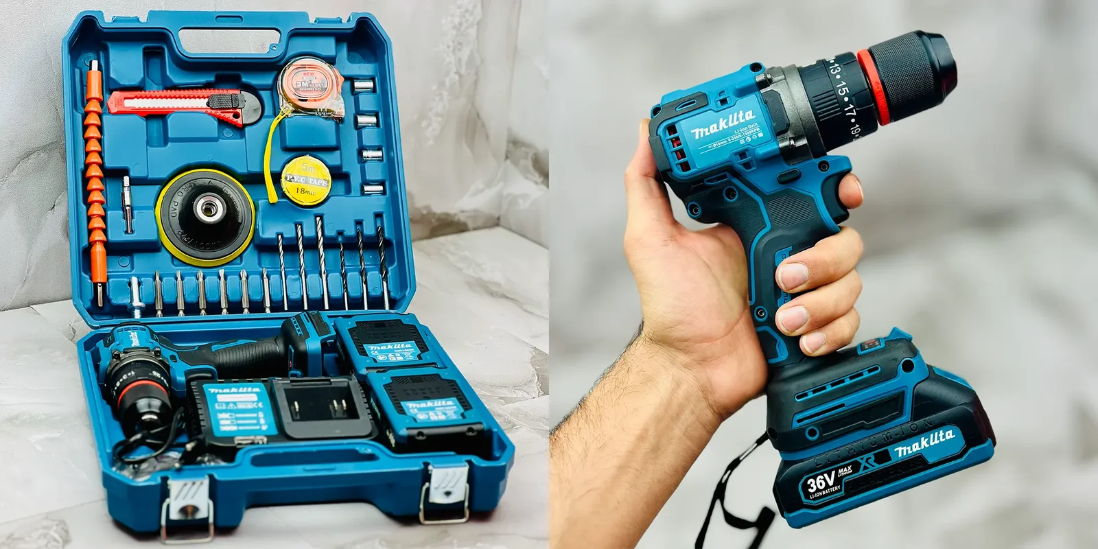 دریل شارژی ماکیتا 36 ولت makita