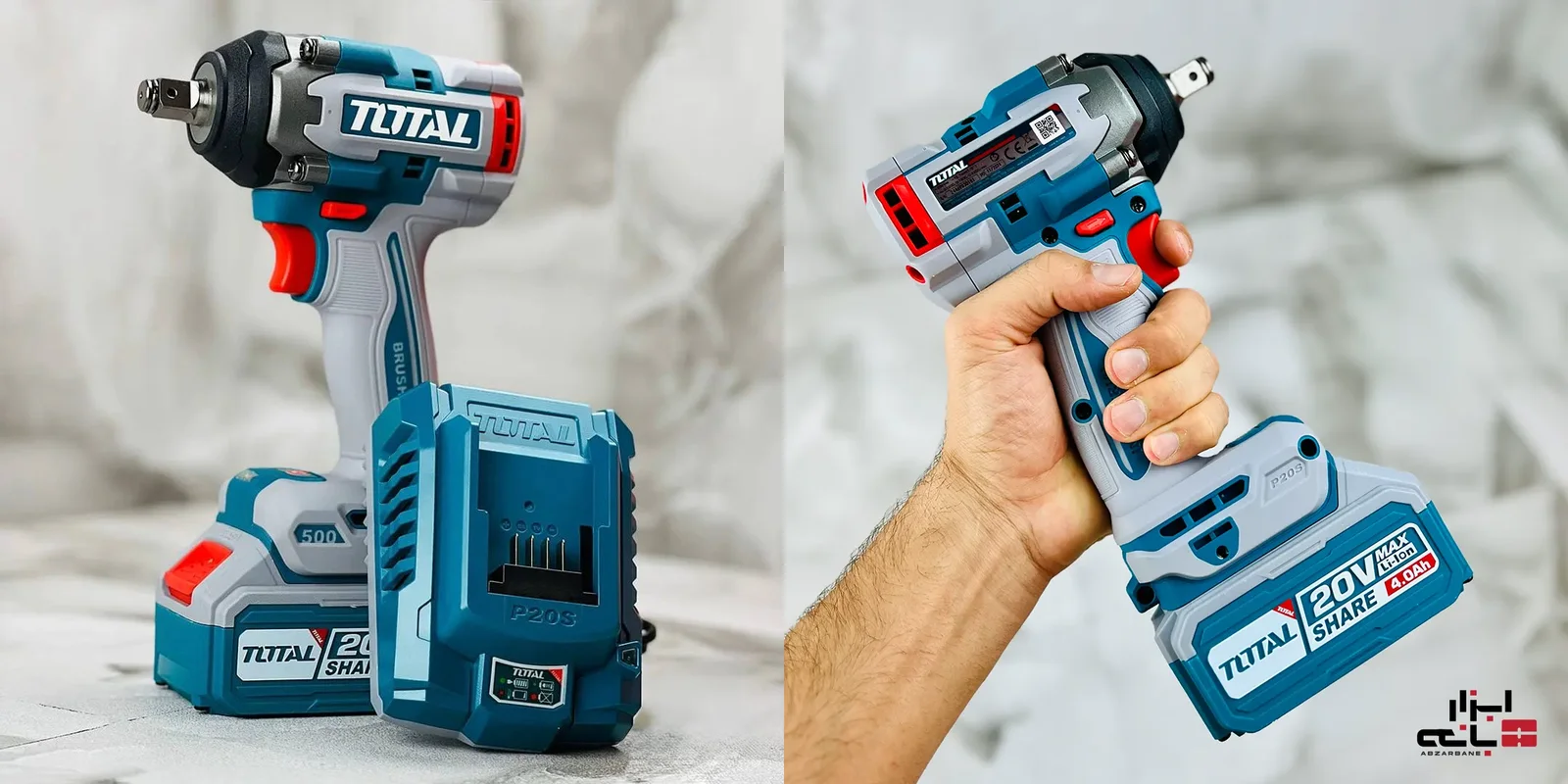 بکس شارژی 20 ولت توتال مدل TIWLI2050