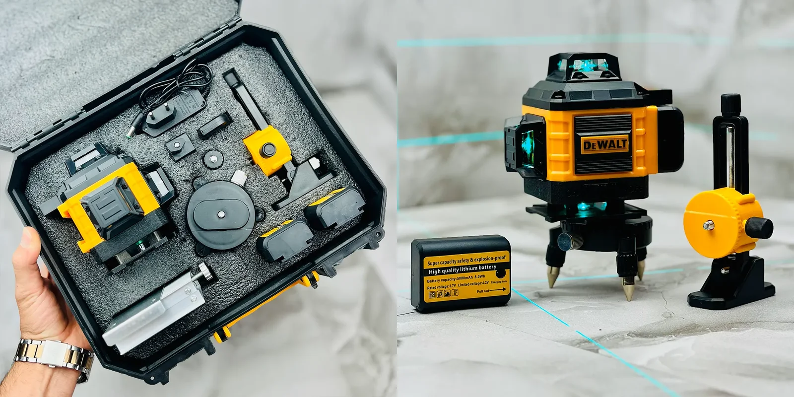 تراز لیزری 4 خط 16 لاین دیوالت مدل 4D-16