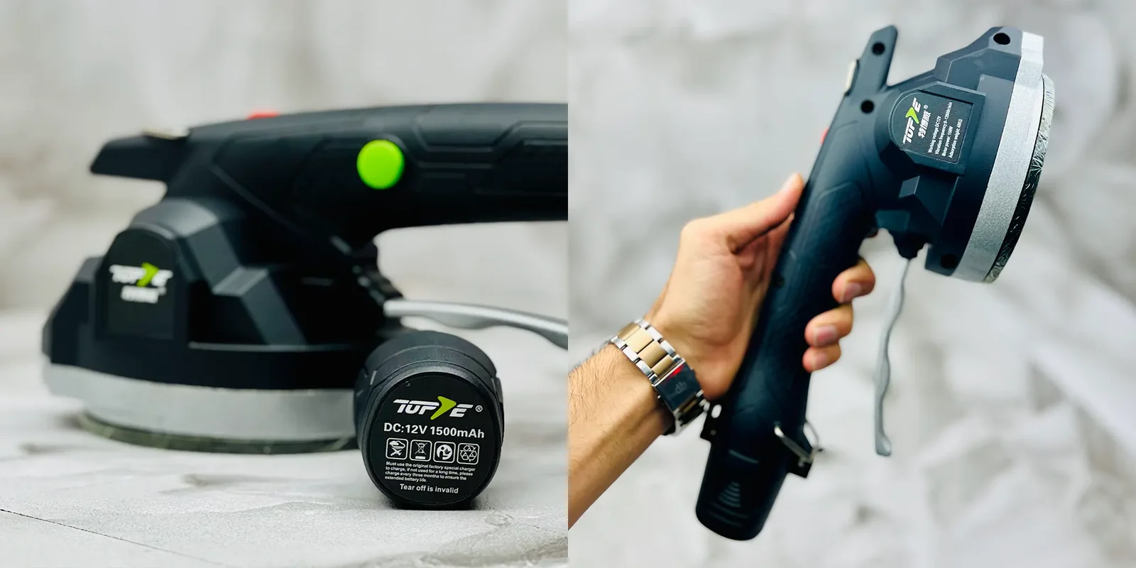 چکش و ویبره شارژی سرامیک 12 ولت تاپ وی TOPVE 12V