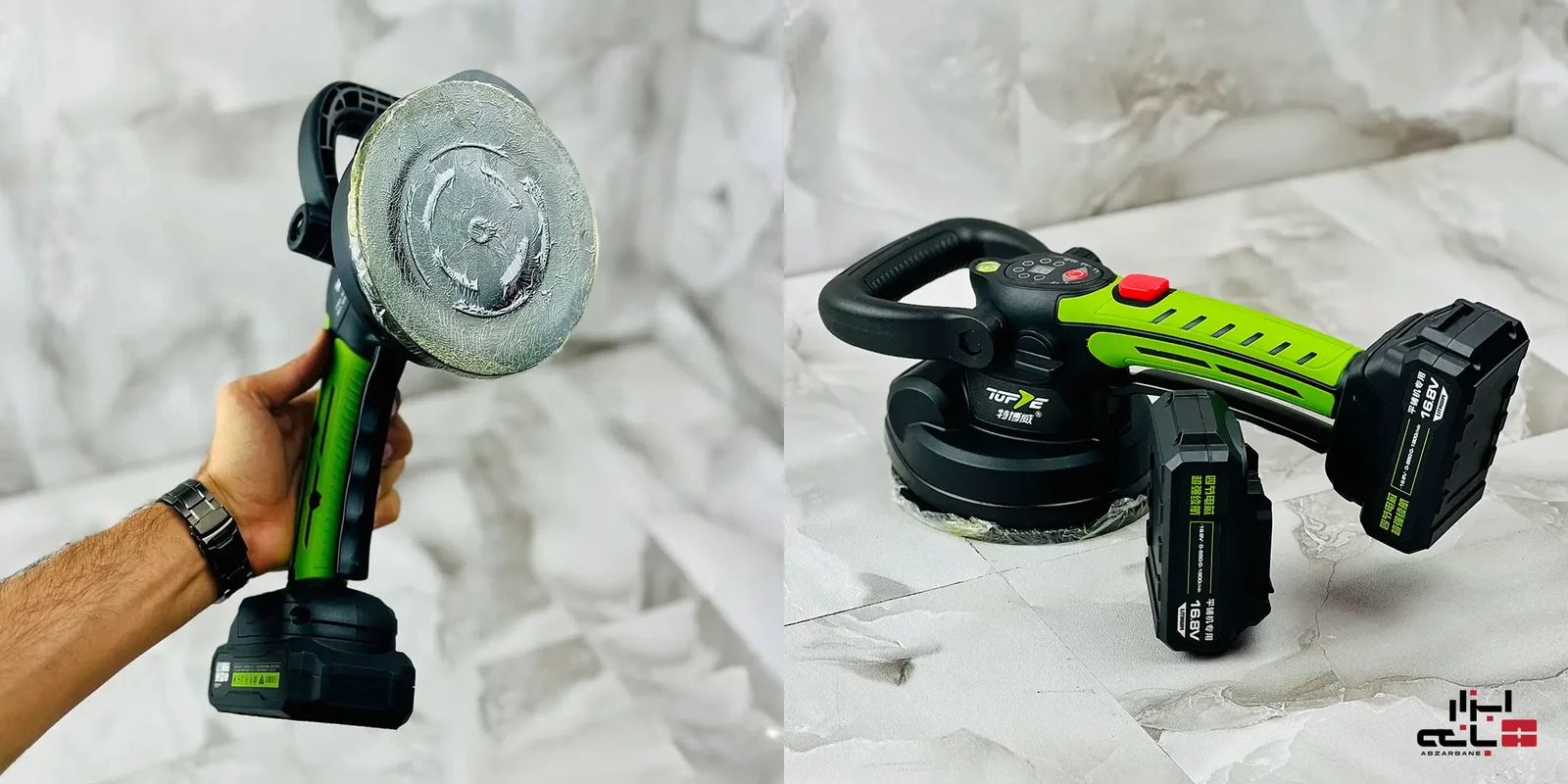 چکش و ویبره شارژی سرامیک 16.8 ولت تاپ وی TOPVE 16.8V