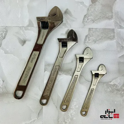 آچار فرانسه در 4 سایز مختلف برند وایزاپ