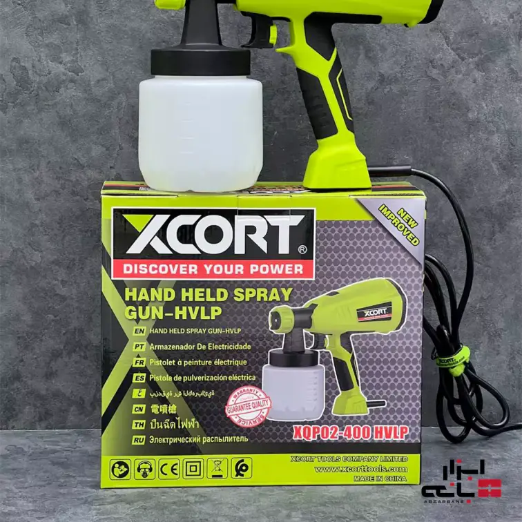 رنگ پاش برقی ایکس کورت مدل XOP02-400