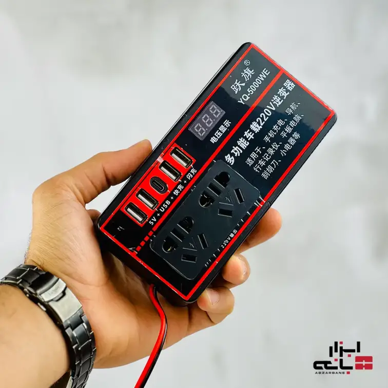 مبدل برق 12 به 220 مدل 500 وات مدل YQ-5000WE