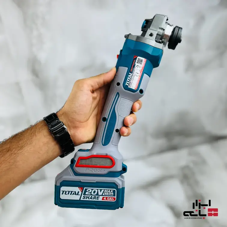 پک دوقلو دریل و سنگ فرز شارژی براشلس توتال مدل TCKLI20273