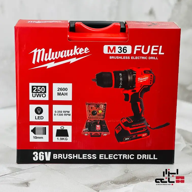 دریل شارژی پولیش دار 36 ولت میلواکی مدل M36