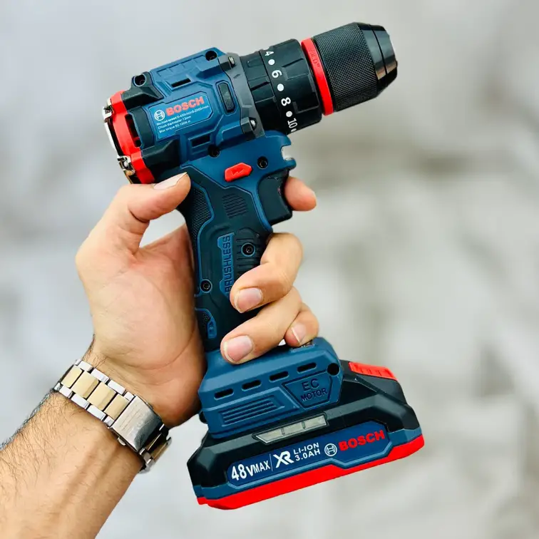 دریل شارژی براشلس بوش 48 ولت مدل 48vmax
