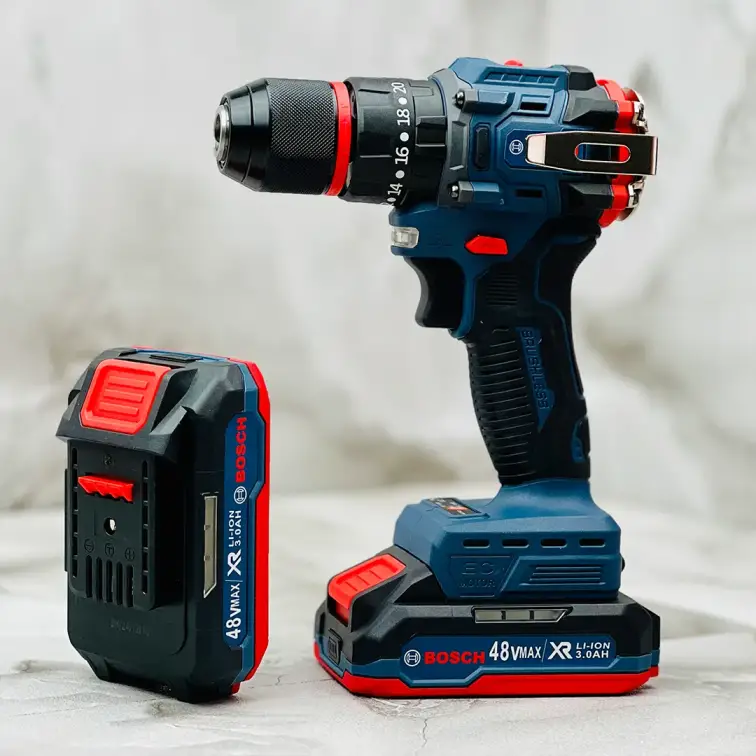دریل شارژی براشلس بوش 48 ولت مدل 48vmax