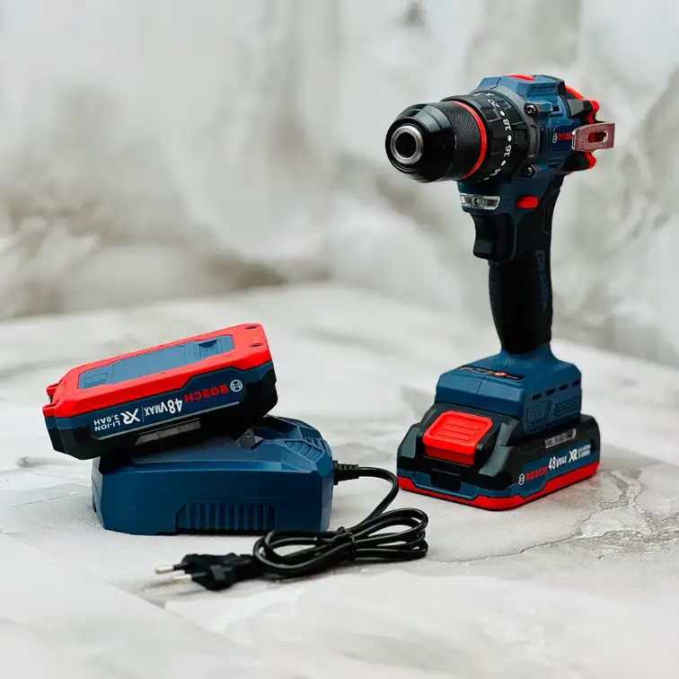 دریل شارژی براشلس بوش 48 ولت مدل 48vmax