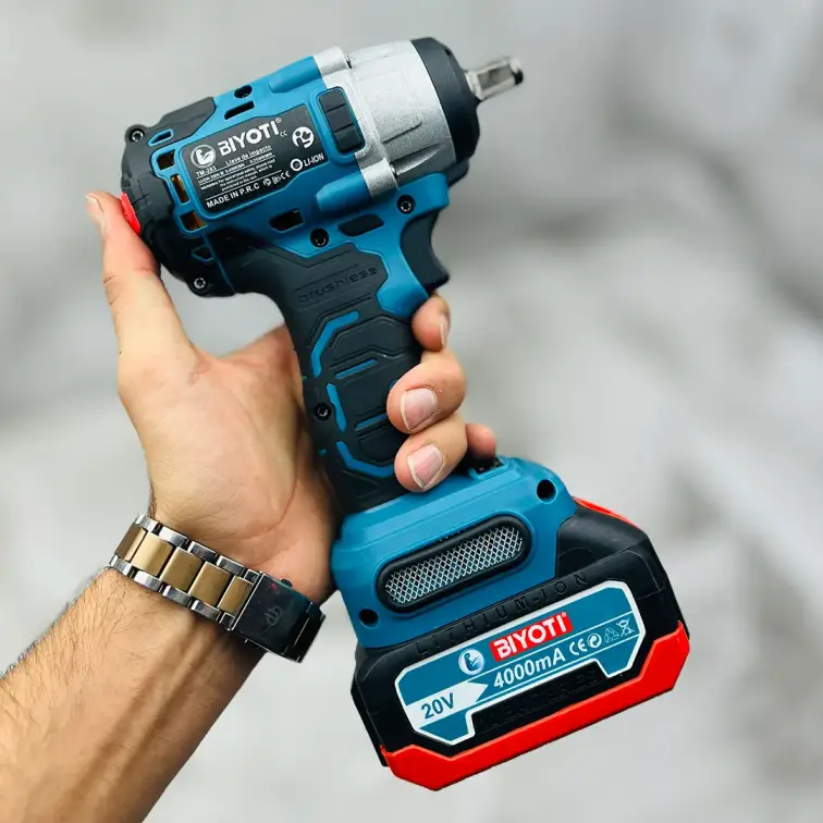 پمپ باد و بکس شارژی برند بیوتی 20 ولت