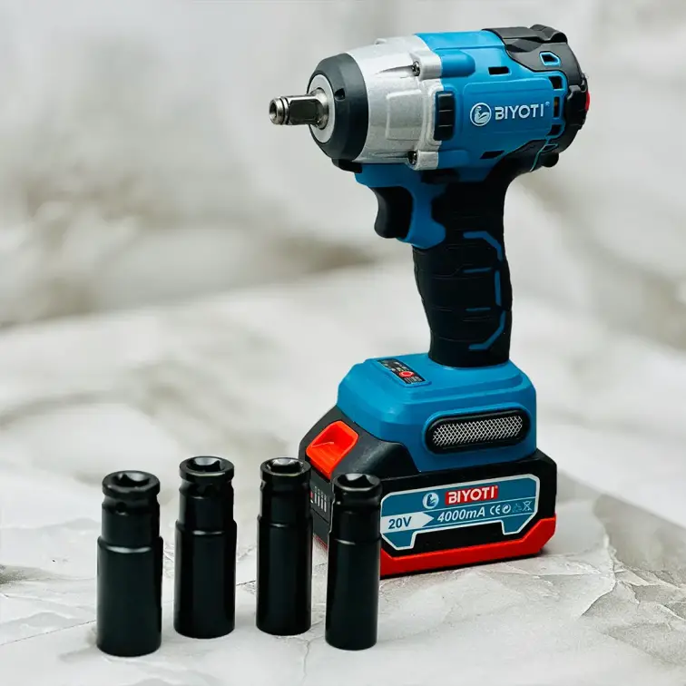 پمپ باد و بکس شارژی برند بیوتی 20 ولت