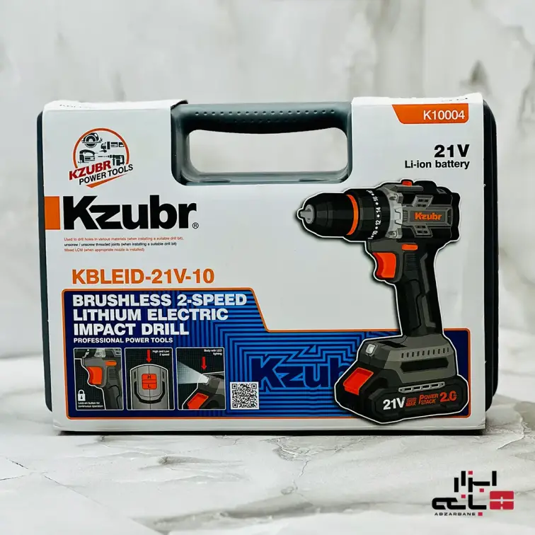 دریل شارژی 21 ولت زوبر مدل K10004