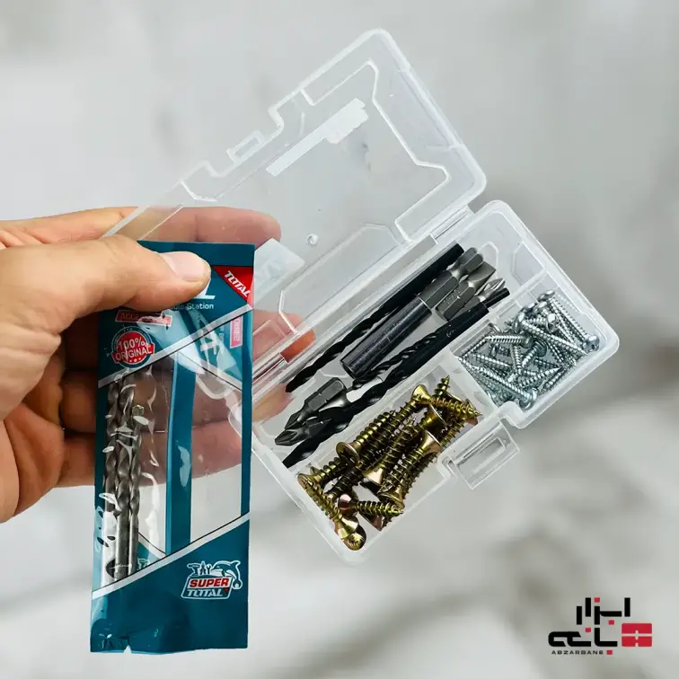 دریل شارژی چکشی 20 ولت توتال P20S مدل TIDLI20668